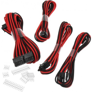 Phanteks G300A Kasa + Kablo Kiti Kırmızı Siyah