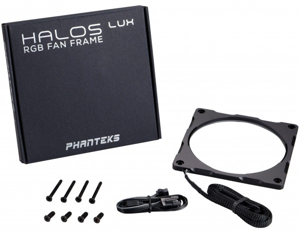 Phanteks Halos Lux RGB LED Fan Çerçevesi, 140mm (2 Adet)