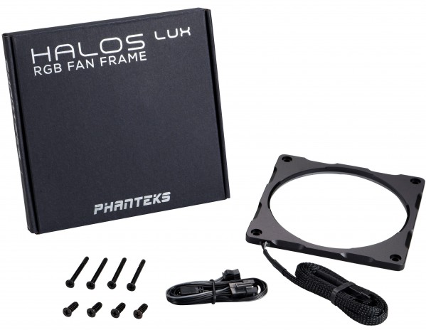 Phanteks Halos Lux RGB LED Kasa Çerçevesi, 140mm (3 Adet)