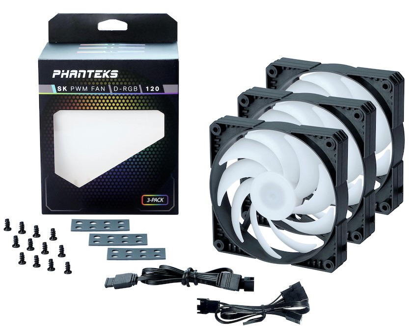 Phanteks SK 120mm DRGB Bilgisayar Kasa Fanı - 3’ lü Set