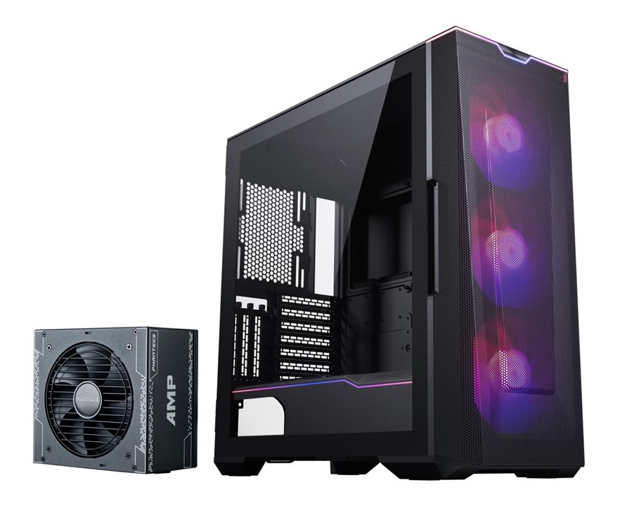 Phanteks G500A DRGB Siyah Kasa + AMP 650W Güç Kaynağı