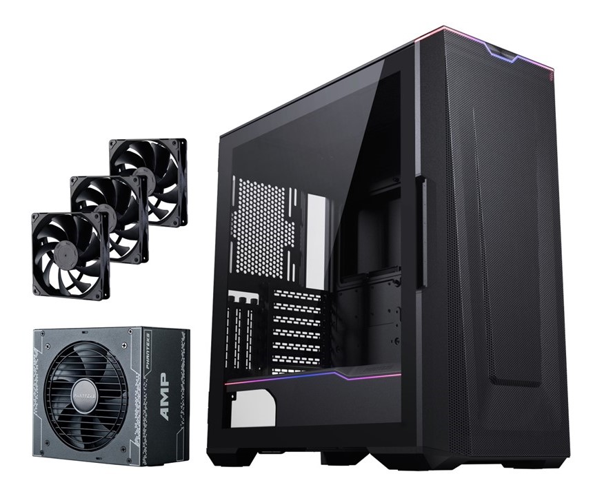 Phanteks G500A DRGB Fansız Kasa + AMP 650W Psu + M25 PWM Fan