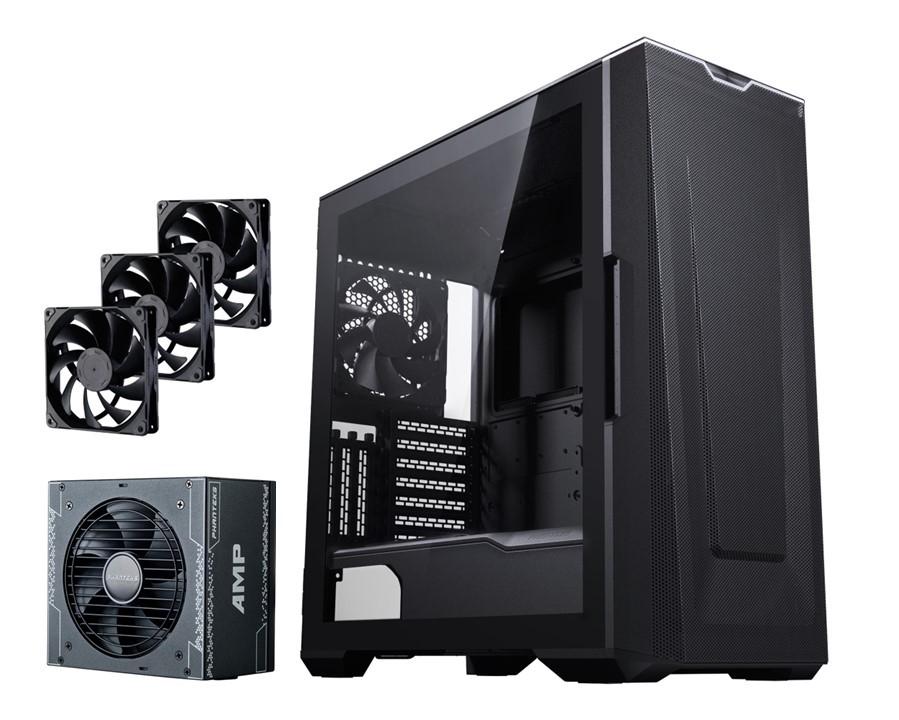 Phanteks G500A Performance Kasa + AMP 650W Psu + M25 PWM Fan
