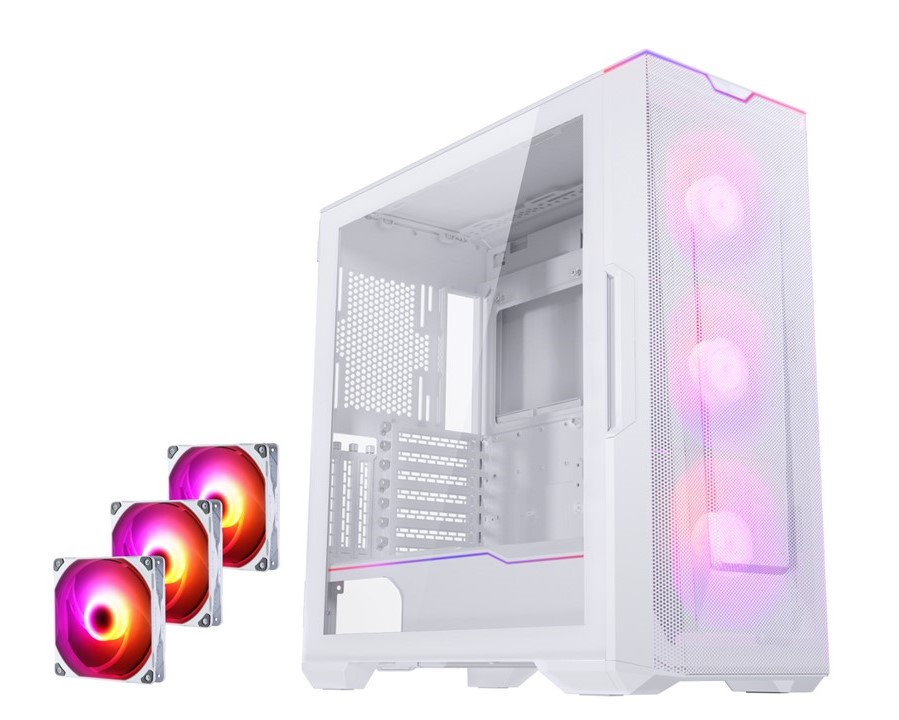 Phanteks G500A DRGB Beyaz Kasa + M25 DRGB Fan