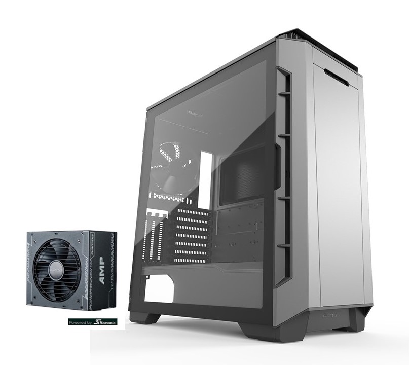 Phanteks P600S Temperli Cam A.Gri Kasa + 650W Güç Kaynağı