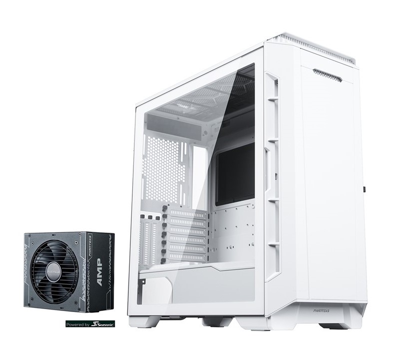 Phanteks P600S Temperli Cam Beyaz Kasa + 650W Güç Kaynağı