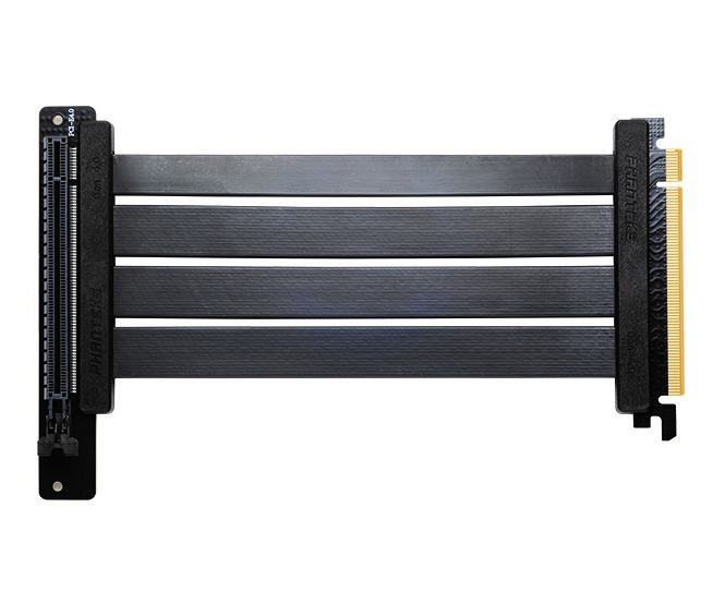 Phanteks%20220mm Flatline%20PCI-E%204.0x16 Riser%20Cable%2090°%20Adapter