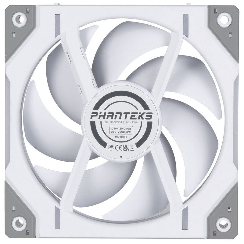 Phanteks D30-120 mm D-RGB Ters Hava Akışlı Bilgisayar Kasa Fanı