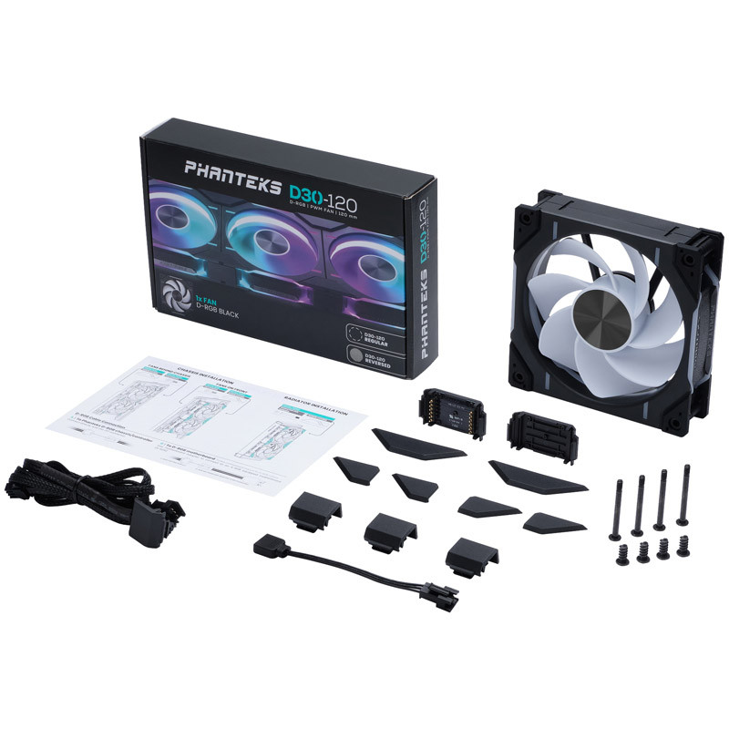 Phanteks%20D30-120%20mm%20D-RGB%20Ters%20Hava%20Akışlı%20Bilgisayar%20Kasa%20Fanı