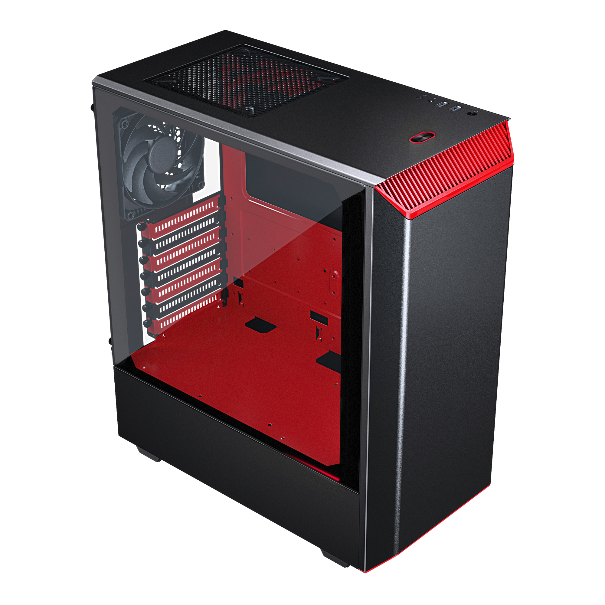 7700 3600. Phanteks Eclipse p300. Phanteks Eclipse p300 Tempered Glass. Корпус ПК черно красный. Корпус черный красный.