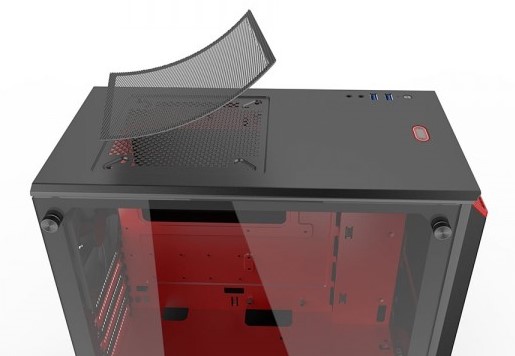 Phanteks Eclipse P300 Mid Tower Bilgisayar Kasası, Temperli Cam