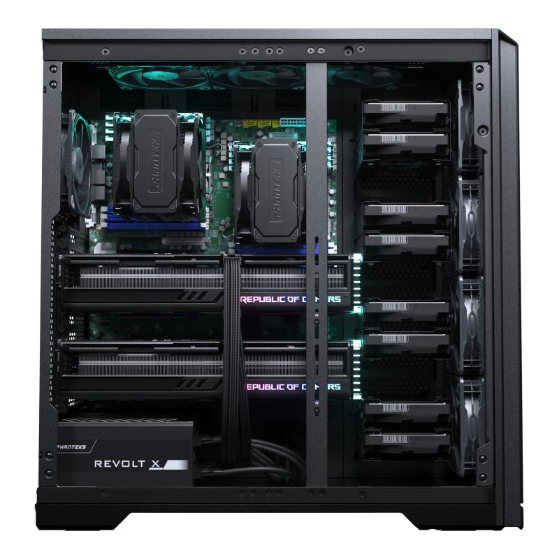 Phanteks Enthoo Pro 2 Server, Full Tower, Temperli Cam, XL-EEB, DRGB, Bilgisayar Kasası