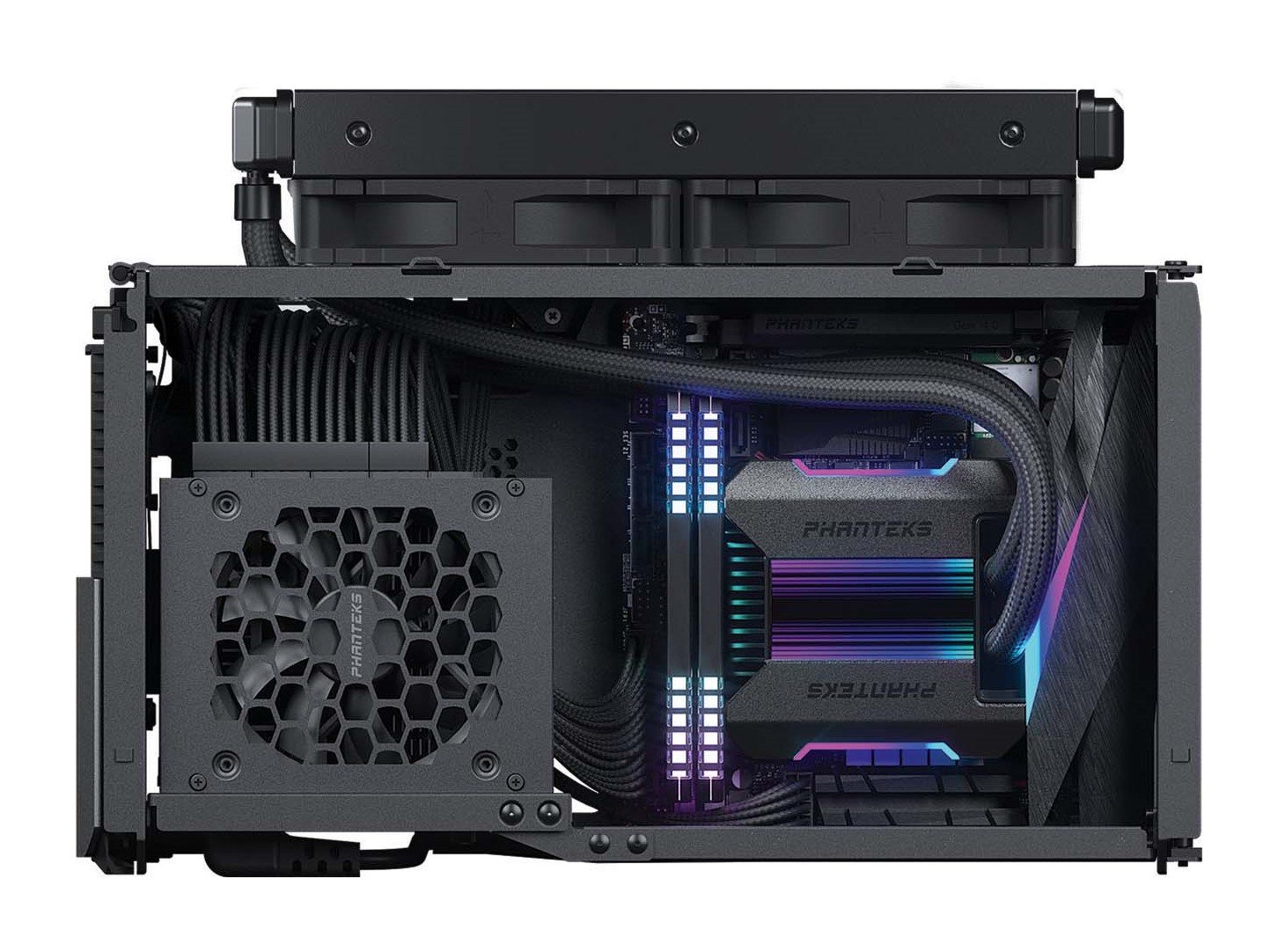 Phanteks Evolv Shift XT, Mini-ITX, Genişletilebilir Bilgisayar Kasası