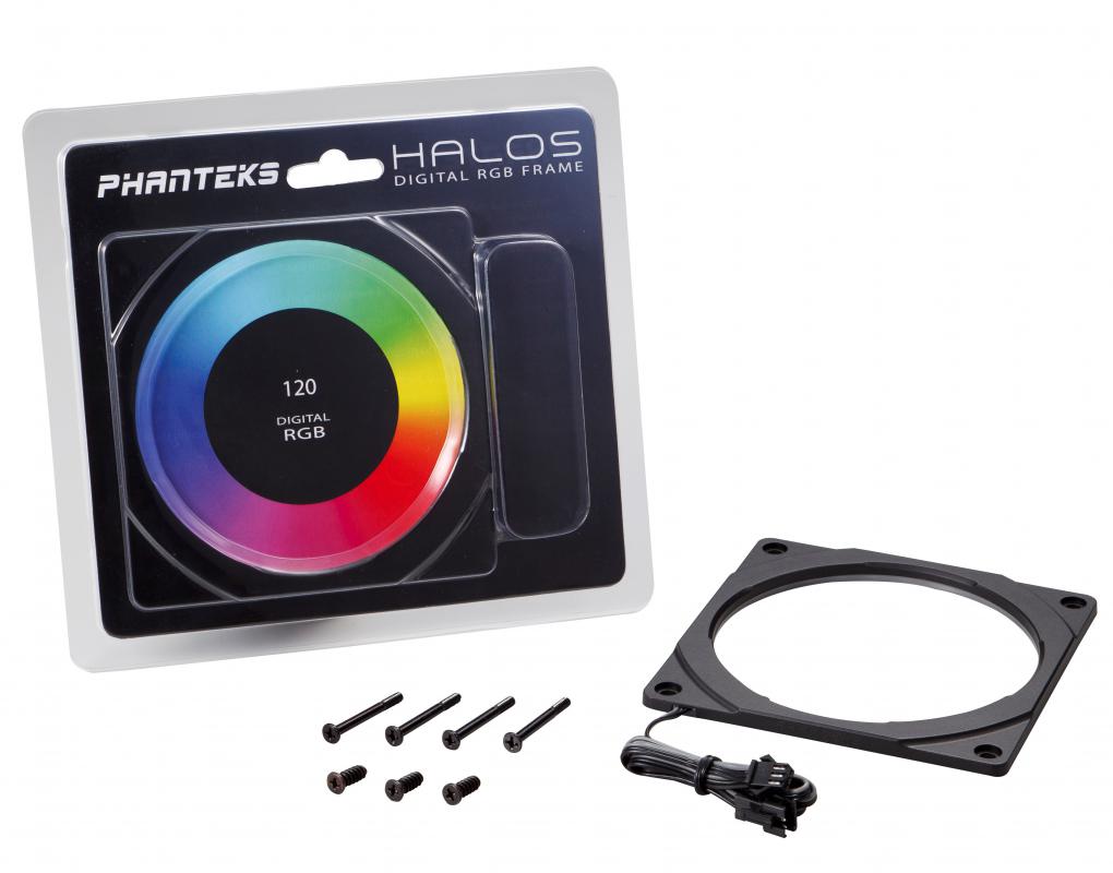 Phanteks Halos Digital, RGB, LED, Gaming Fan Çerçevesi, 120mm