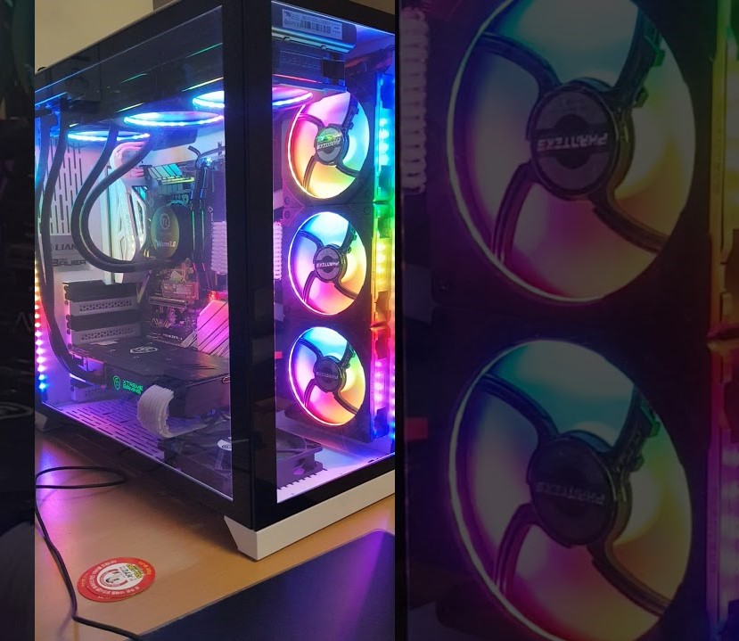 Phanteks Halos Digital RGB LED Fan Çerçevesi, 140mm - Siyah