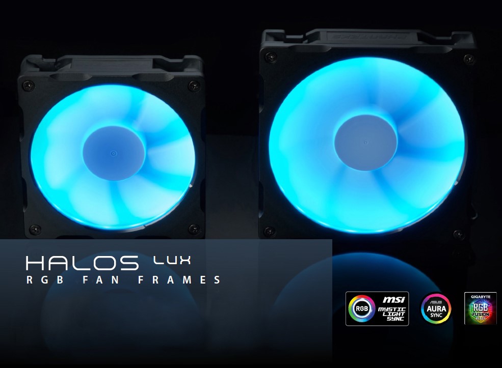 Phanteks Halos Lux RGB LED Bilgisayar Fan Çerçevesi,140mm