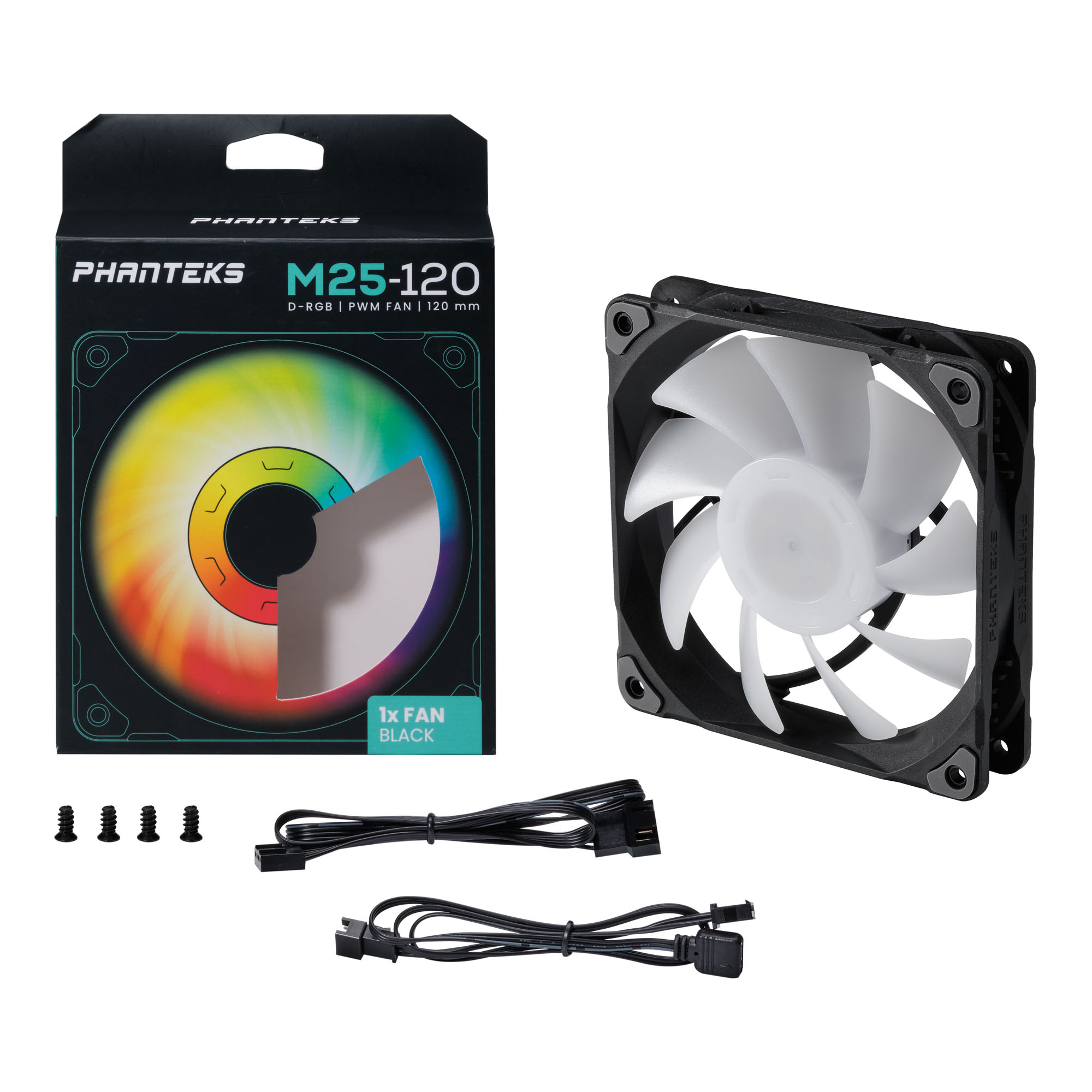 Phanteks M25, 120mm, PWM, DRGB Bilgisayar Kasa Fanı