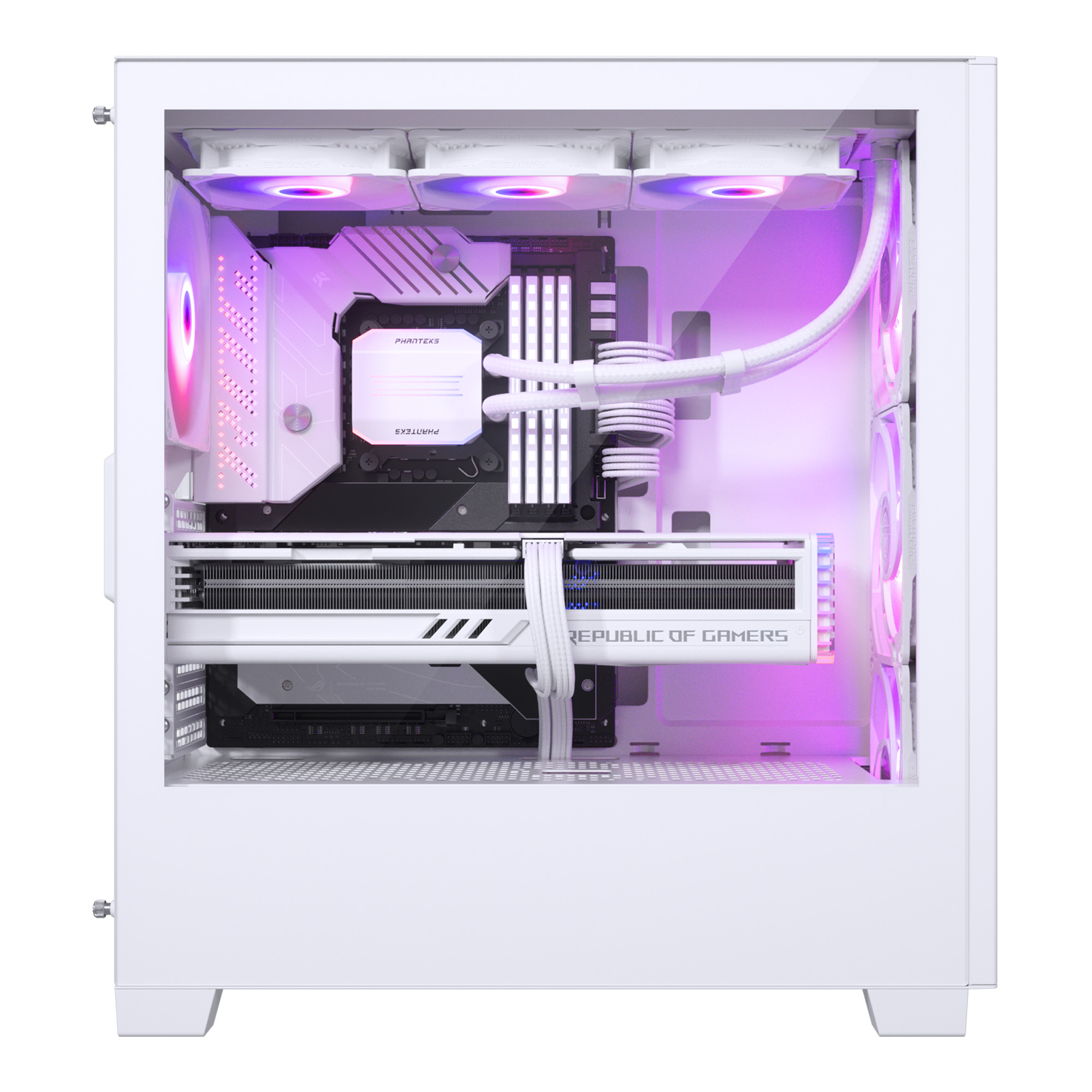 Phanteks XT Pro Ultra, Temperli Cam, ATX, DRGB PWM 140mm x 4 Fanlı Bilgisayar Kasası