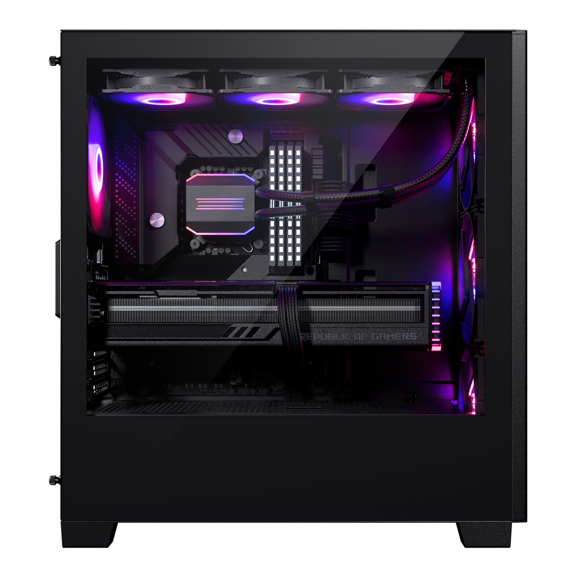 Phanteks XT Pro Ultra, Temperli Cam, ATX, DRGB PWM 140mm x 4 Fanlı Bilgisayar Kasası