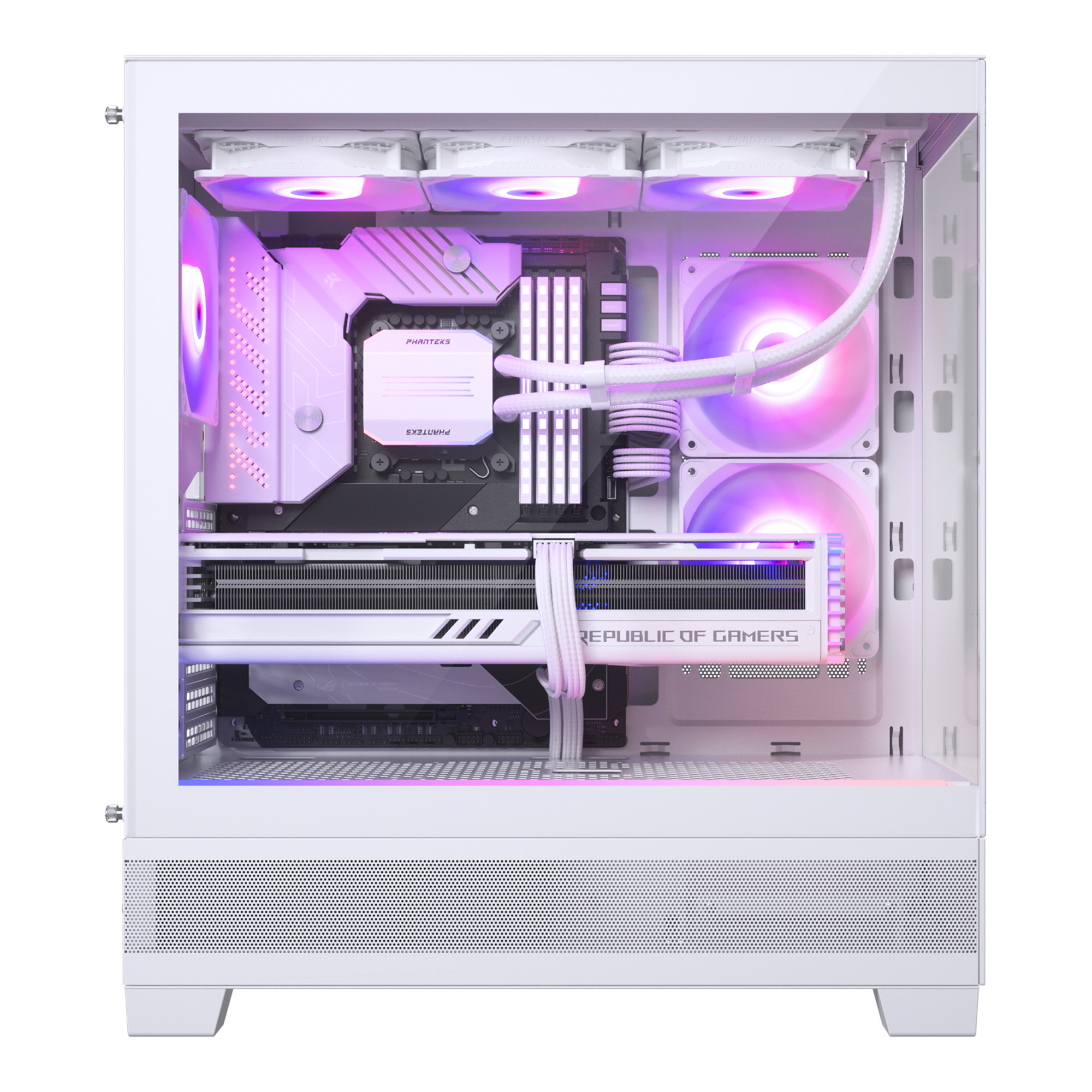 Phanteks XT View, Temperli Cam, ATX, DRGB PWM 120mm x 3 Fanlı Bilgisayar Kasası