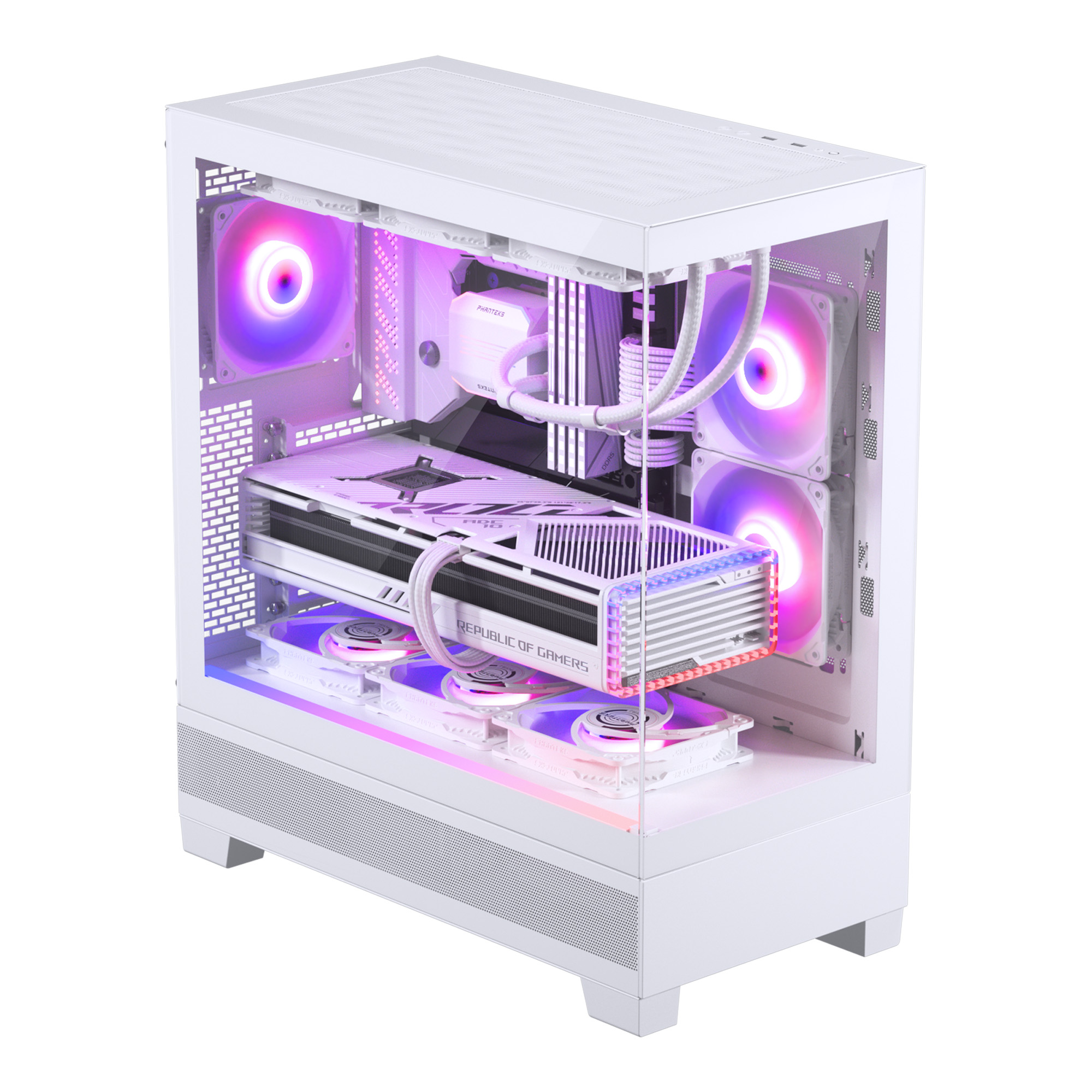 Phanteks XT View, Temperli Cam, ATX, DRGB PWM 120mm x 3 Fanlı Bilgisayar Kasası
