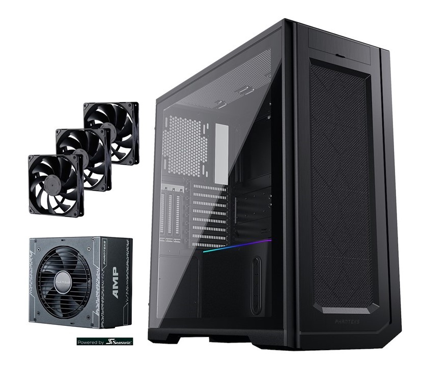 Phanteks Pro 2 DRGB Kasa + 650W Güç Kaynağı + M25 PWM Fan
