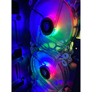 SADES Rainbow 120mm, RGB,Gaming Kasa Fanı (2’ li Set)