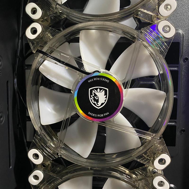 SADES Rainbow 120mm, RGB,Gaming Kasa Fanı (2’ li Set)