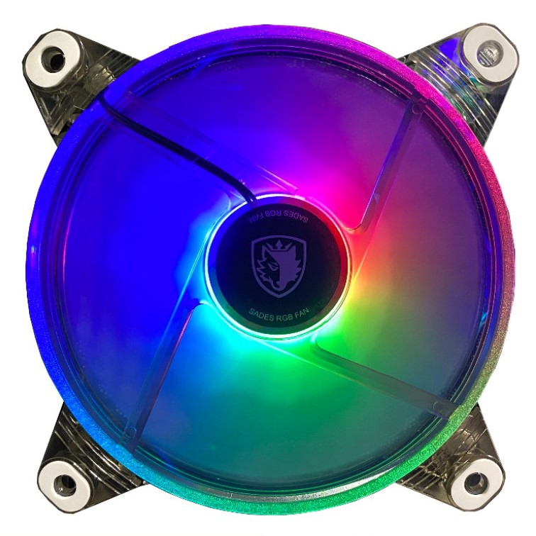 SADES Rainbow 120mm, RGB, Gaming Bilgisayar Kasa Fanı