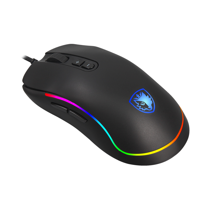 SADES S11 Revolver, RGB, Gaming Mouse