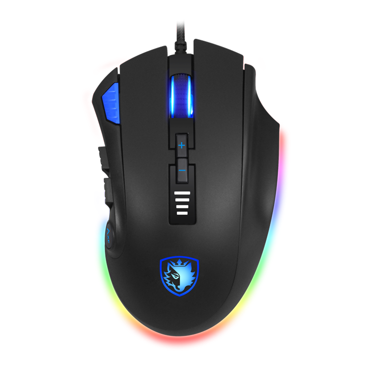 SADES S12 Axe, RGB, Gaming Mouse