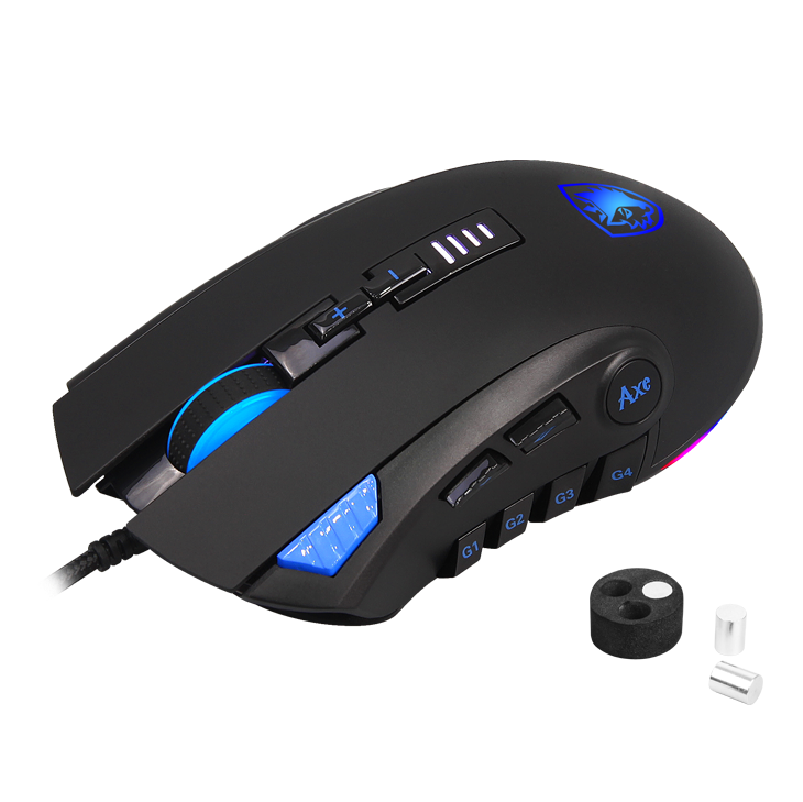 SADES S12 Axe, RGB, Gaming Mouse