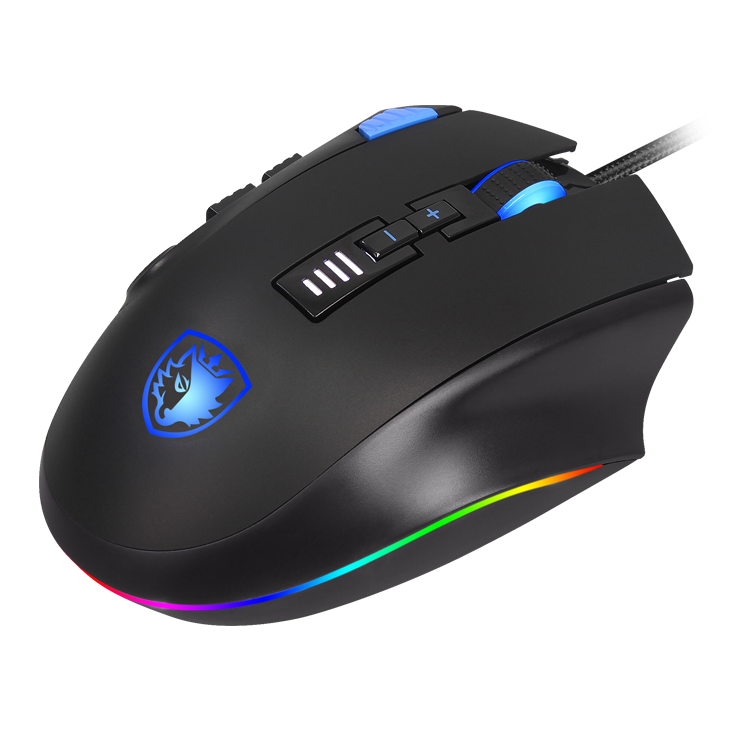 SADES S12 Axe, RGB, Gaming Mouse