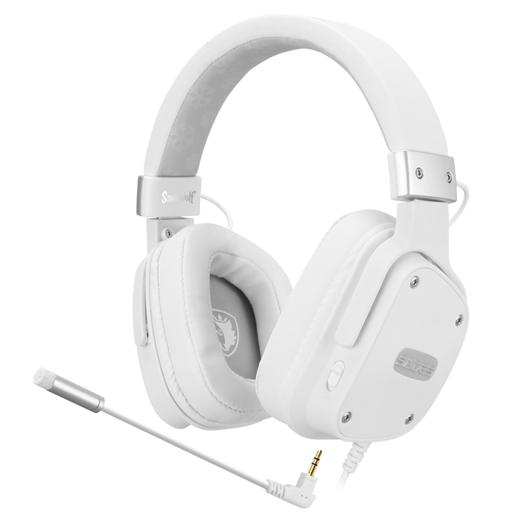 SADES Snowwolf, Multiplatform, Gaming Kulaklık - Beyaz