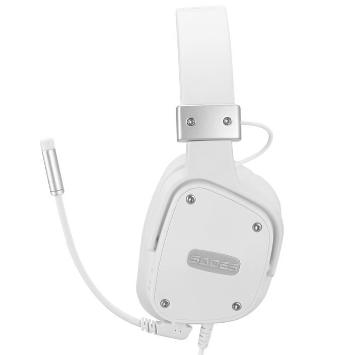 SADES Snowwolf, Multiplatform, Gaming Kulaklık - Beyaz