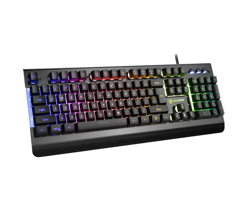 SADES Neo Whistle, Membrane, RGB, Gaming Klavye