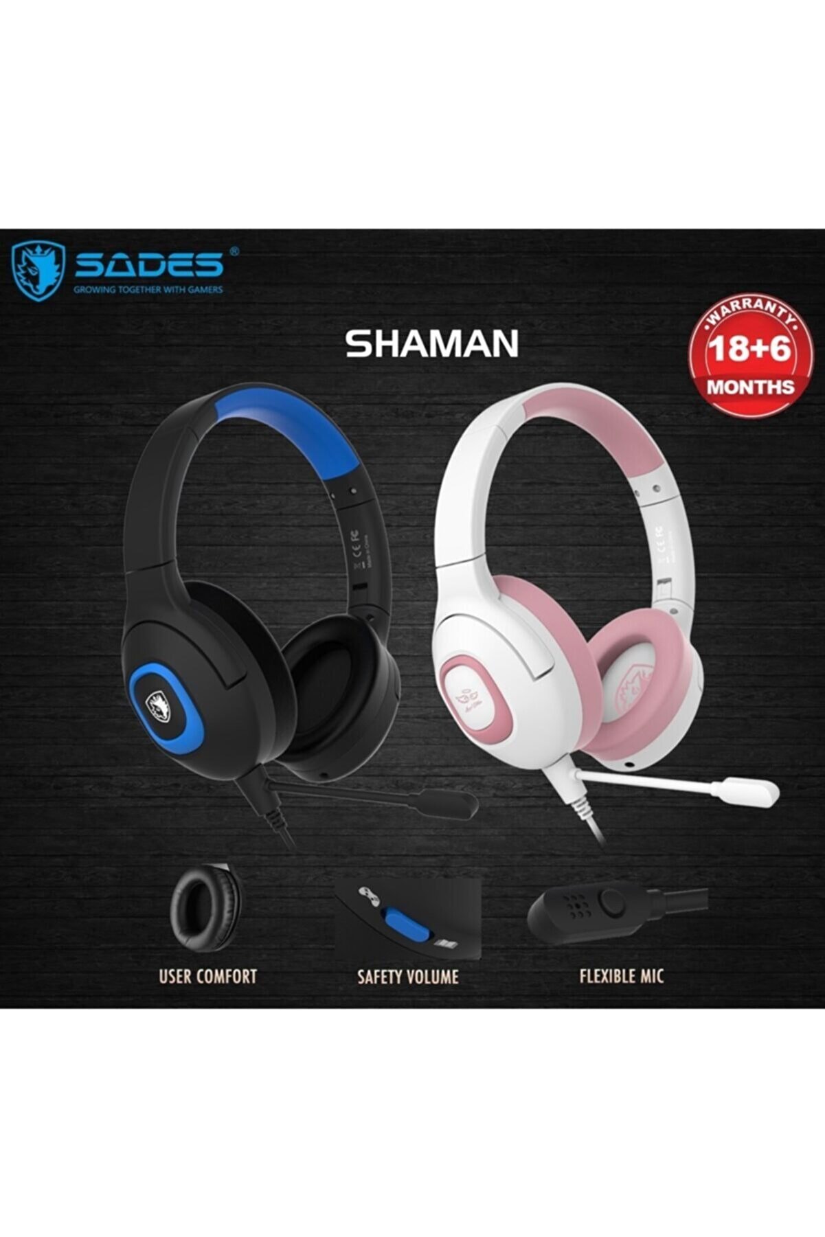 SADES Shaman, Multiplatform, Gaming Kulaklık