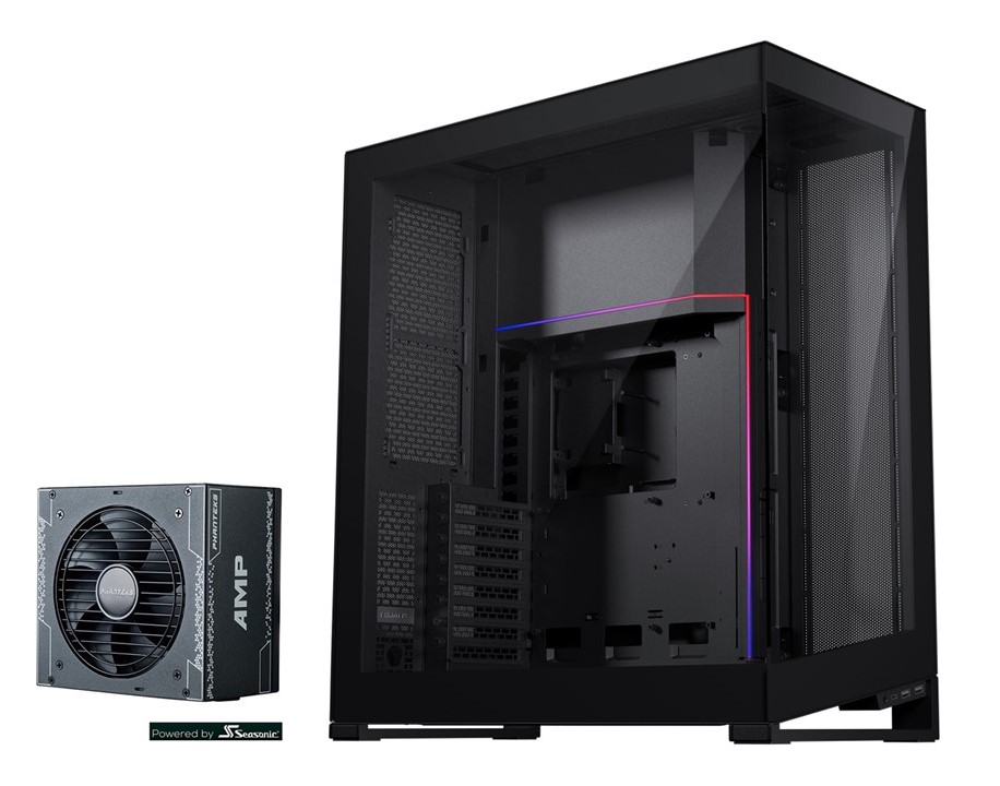 Phanteks NV7 Siyah Kasa + 650W Güç Kaynağı 