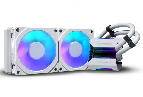 Phanteks Glacier One 240MPH Halos D-RGB AIO Hepsi Bir Arada Gaming Oyuncu PC Sıvı CPU Soğutucu - Beyaz