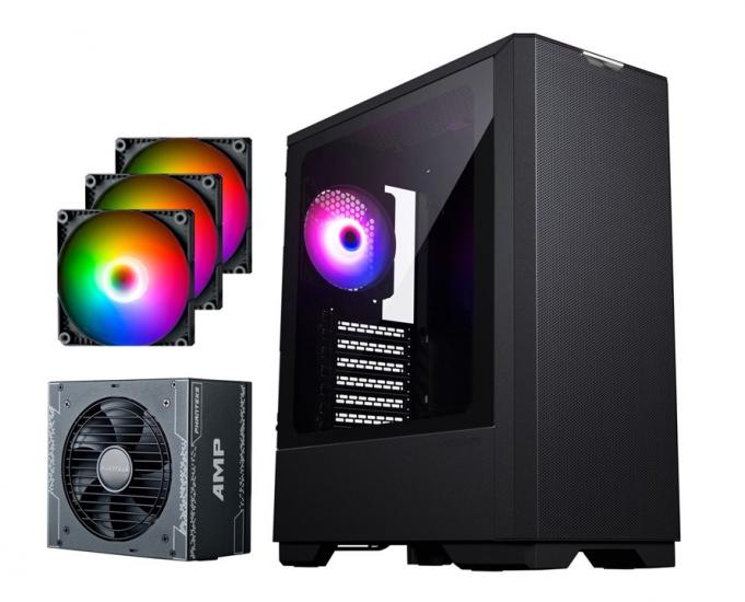 Phanteks G300A Kasa + Amp 550W Güç Kaynağı + SK DRGB Fan
