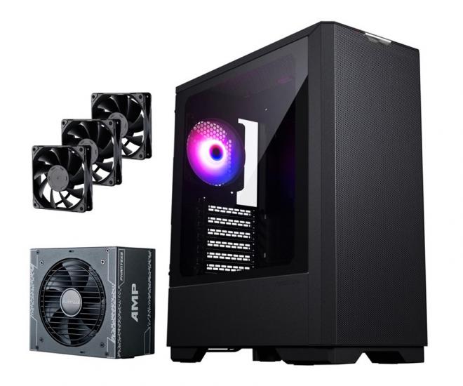 Phanteks G300A Kasa + Amp 550W Güç Kaynağı + M25 PWM Fan