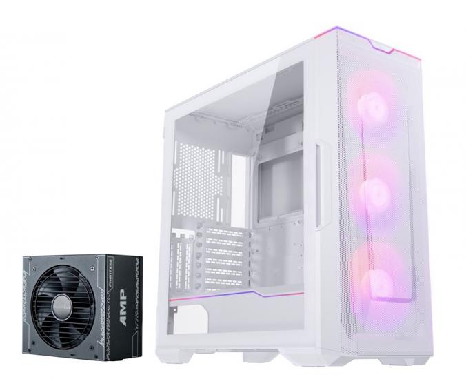 Phanteks G500A DRGB Beyaz Kasa + AMP 650W Güç Kaynağı