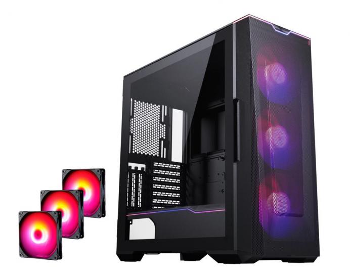 Phanteks G500A DRGB Siyah Kasa + M25 DRGB Fan
