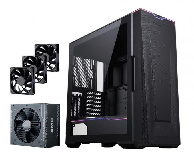 Phanteks G500A DRGB Fansız Kasa + AMP 650W Psu + M25 PWM Fan