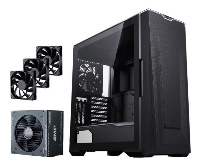 Phanteks G500A Performance Kasa + AMP 650W Psu + M25 PWM Fan