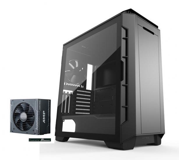 Phanteks P600S Temperli Cam Siyah Kasa + 650W Güç Kaynağı
