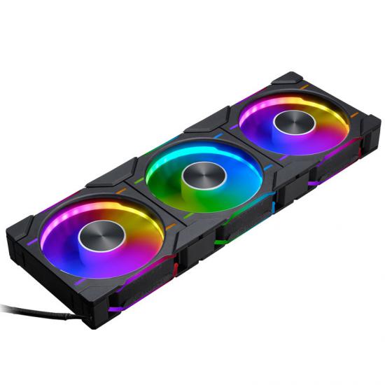 Phanteks D30-120 mm D-RGB PWM Normal Hava Akışlı Bilgisayar Kasa Fanı - Siyah (3’lü Set)