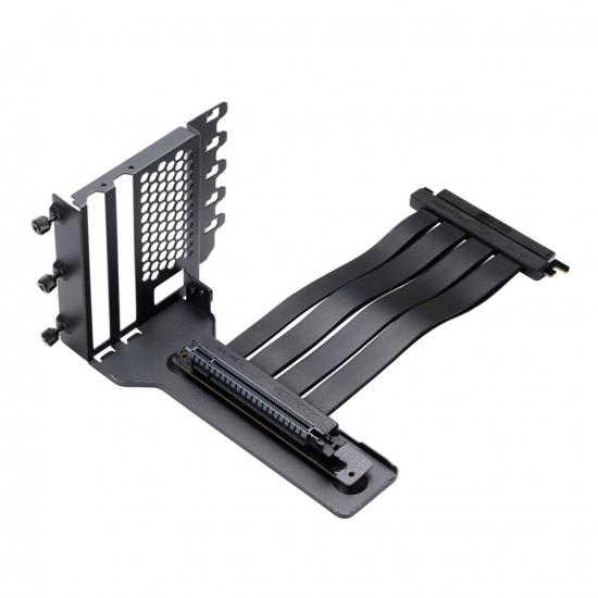 Phanteks Vertical GPU Bracket, 220 mm Flatline PCI-E 4.0 x16 Riser Cable kit