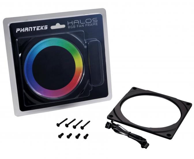 Phanteks Halos RGB LED Işıklı Gaming Oyuncu Bilgisayar Fan Çerçevesi, 140mm - Siyah