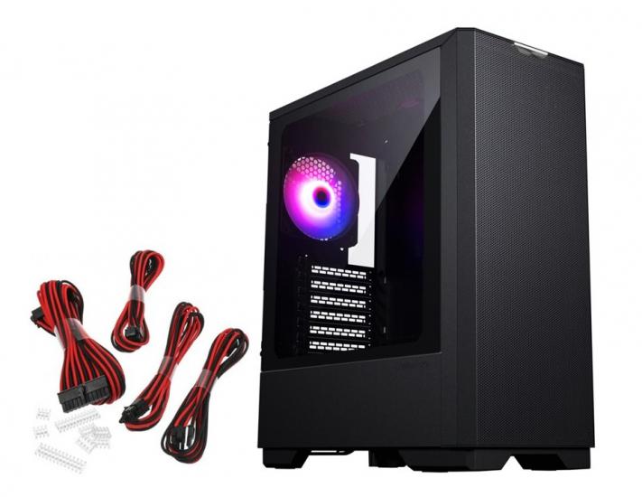 Phanteks G300A Kasa + Kablo Kiti Kırmızı Siyah